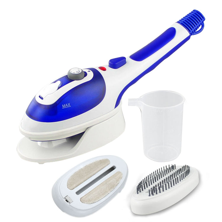 Multifunction Household Handheld Steamer Travel Portable Hand - Held Steam Hanging Hot Machine Ceramic Bottom with Flannelette Brush & Hair Brush & Measuring Cup,US Plug, US Plug Blue, US Plug Purple