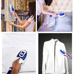 Multifunction Household Handheld Steamer Travel Portable Hand - Held Steam Hanging Hot Machine Ceramic Bottom with Flannelette Brush & Hair Brush & Measuring Cup,US Plug, US Plug Blue, US Plug Purple