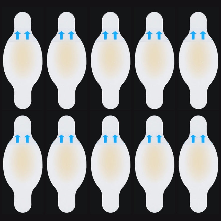 10 PCS Foot Care Skin Hydrogel Analgesic Plaster Blisters Slip Heel Protector Size: 28x69cm, Size: 28x69cm