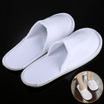 10 Pairs Hotel Supplies Portable Disposable Travel Slippers, Length: 26cm, Slippers