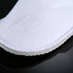 10 Pairs Hotel Supplies Portable Disposable Travel Slippers, Length: 26cm, Slippers