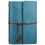 Creative Retro Autumn Leaves Pattern Loose-leaf Travel Diary Notebook, Size: S, S