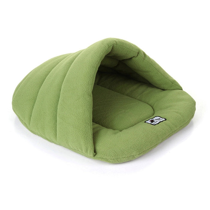 Slipper Shape Polar Fleece Warm Thicken Pet Dogs Cats House Size: L, 58×68×32cm, Size: L