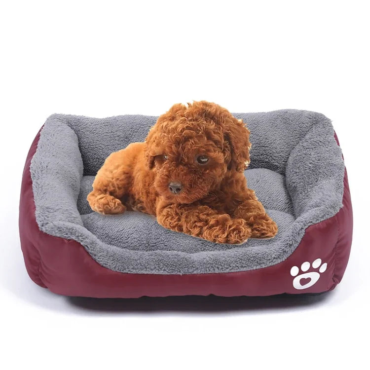 Candy Color Four Seasons Genuine Warm Pet Dog Kennel Mat Teddy Dog Mat, Size: M, 54×42×12cm, Size: M