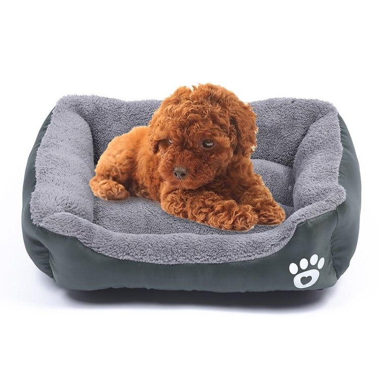 Candy Color Four Seasons Genuine Warm Pet Dog Kennel Mat Teddy Dog Mat, Size: S, 43×32×10cm, Size: S