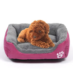 Candy Color Four Seasons Genuine Warm Pet Dog Kennel Mat Teddy Dog Mat, Size: XL, 80×60×16cm, Size: XL