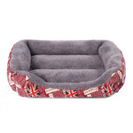 National Flag Four Seasons Genuine Warm Pet Dog Kennel Mat Pet Bed, Size: M, 54×42×12cm, Size: M, 54×42×12cm