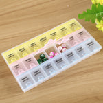 7 Day 21 Slots Pill Medicine Storage Box Pill Vitamins Organizer Box