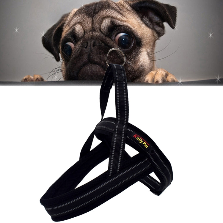 Pet Dogs A7 Reflective Polyester Chest Harness Lead Leash Traction Big Dogs Safety Chain Rope Collar, Size: XS, 2.0*42*50cm, Size: XS, 2.0*42*50cm