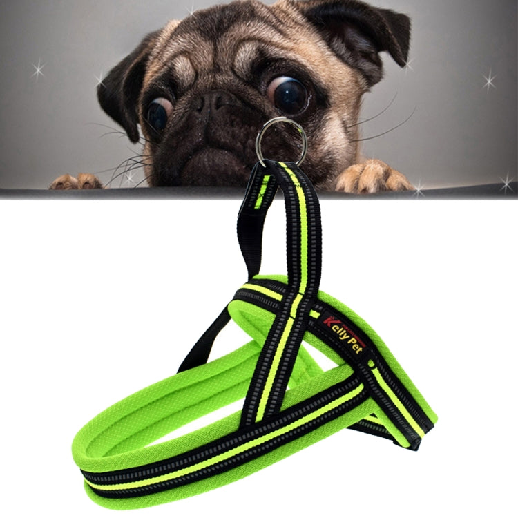 Pet Dogs A7 Reflective Polyester Chest Harness Lead Leash Traction Big Dogs Safety Chain Rope Collar, Size: XS, 2.0*42*50cm, Size: XS, 2.0*42*50cm