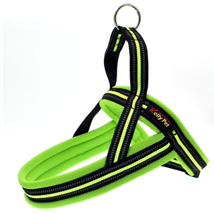 Pet Dogs A7 Reflective Polyester Chest Harness Lead Leash Traction Big Dogs Safety Chain Rope Collar, Size: XS, 2.0*42*50cm, Size: XS, 2.0*42*50cm