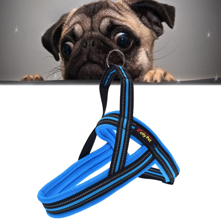 Pet Dogs A7 Reflective Polyester Chest Harness Lead Leash Traction Big Dogs Safety Chain Rope Collar, Size: S, 2.0*50*62cm, Size: S, 2.0*50*62cm