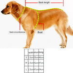 Pet Dogs Polyester Reflective Breathable Pets Collar Traction Lead Leash, Size: L, 2.5*47*54cm, Size: L, 2.5*47*54cm