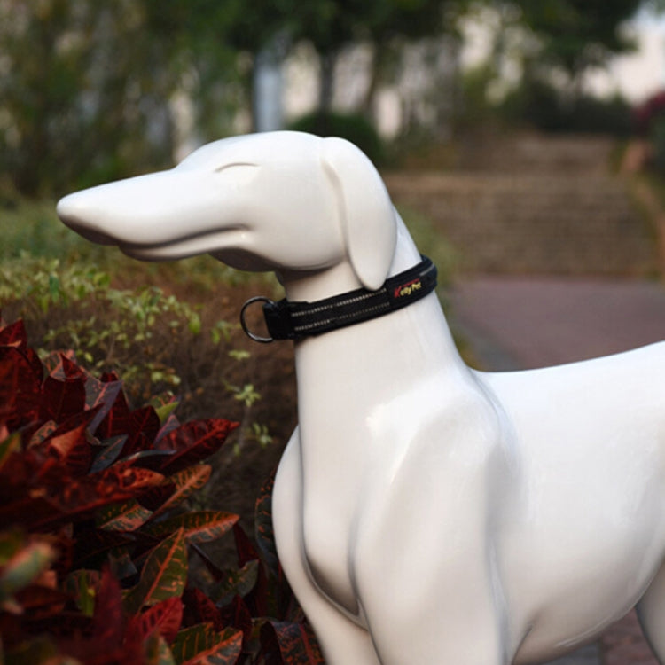 Pet Dogs Polyester Reflective Breathable Pets Collar Traction Lead Leash, Size: L, 2.5*47*54cm, Size: L, 2.5*47*54cm
