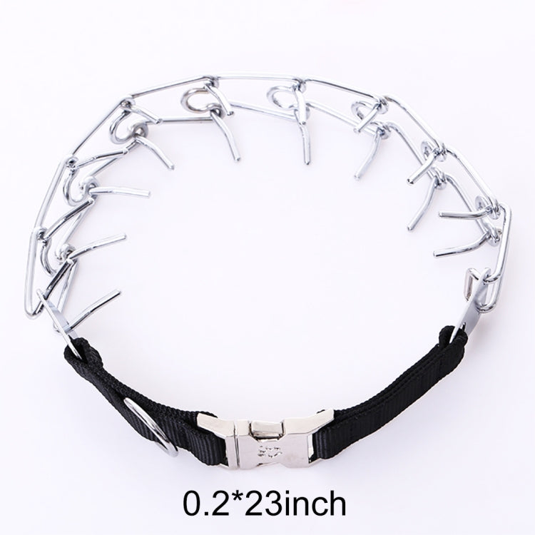 Pet Dogs High Quality Metal Collar Adjustable Chain Specific Training Dogs Chain Collar, Size: 4.0mm*60cm, Dogs Chain Collar