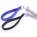 Pet Medium Large Dogs Cushion Traction Rope Spring Foam Handle Explosion-proof Short Chain, Size: 3mm*40cm, Foam Width: 2cm, Size: 3mm*40cm, Foam Width: 2cm