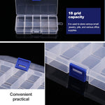 10 PCS Removable Grid Plastic Box Organizer for Jewelry Earring Fishing Hook Small Accessories, Size: Small, 10 Slots, 10 Slots  (White+Blue), 10 Slots (Pink+Blue), 10 Slots (Orange + blue), 10 Slots (Purple+Blue), 10 Slots  (White+Pink)
