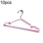 10pcs Household Stainless Steel PVC Coating Anti-skid Traceless Clothes Drying Rack