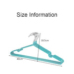 10pcs Household Stainless Steel PVC Coating Anti-skid Traceless Clothes Drying Rack