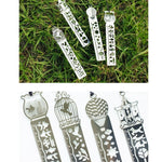 5 PCS Delicate Hollow Out Pattern Bookmark Ultra-thin Metal Bookmark Tape Ruler Fashion Bookmarks for School Office Supplies, Random Pattern Delivery, Bookmark 6