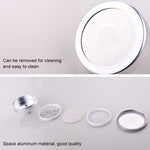 Removable and Washable Space Aluminum Plated Round Pressurized Top Spray Shower Head, Size: 82mm, Pattern A
