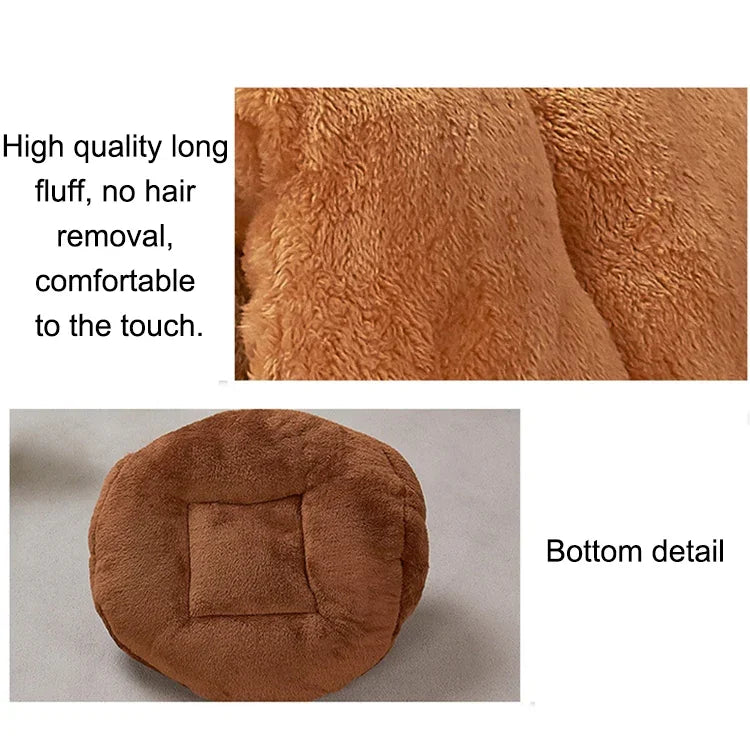 三角形貓窩溫暖加厚蒙古包寵物狗貓屋 尺寸：M，40×40×30cm，尺寸：M