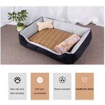 Dog Bone Pattern Big Soft Warm Kennel Pet Dog Cat Mat Blanket, Size: XS, 50×40×15cm, Size: XS
