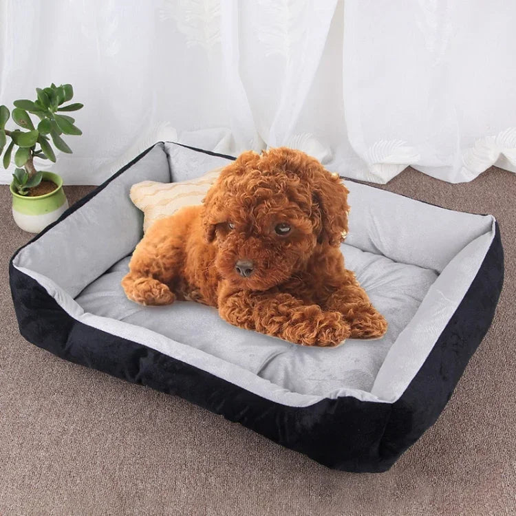 Dog Bone Pattern Big Soft Warm Kennel Pet Dog Cat Mat Blanket, Size: XL, 90×70×15cm, Size: XL