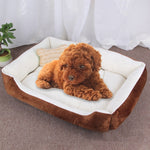 Dog Bone Pattern Big Soft Warm Kennel Pet Dog Cat Mat Blanket, Size: XL, 90×70×15cm, Size: XL