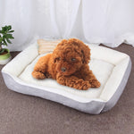 Dog Bone Pattern Big Soft Warm Kennel Pet Dog Cat Mat Blanket, Size: S, 60×45×15cm, Size: S