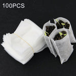 100pcs/Pack Nursery Pots Seedling-Raising Bags Environmental Non-woven Nursery Bags, 1000 PCS Nursery Bags