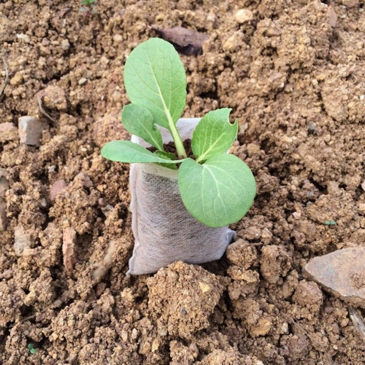 100pcs/Pack Nursery Pots Seedling-Raising Bags Environmental Non-woven Nursery Bags, 1000 PCS Nursery Bags