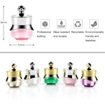 Acrylic Travel Containers with Hard Sealed Lids Suitable for Face Hand Body Cream, 5ml