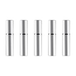 Portable Mini Refillable Glass Perfume Fine Mist Atomizers with Metallic Exterior, 5ml