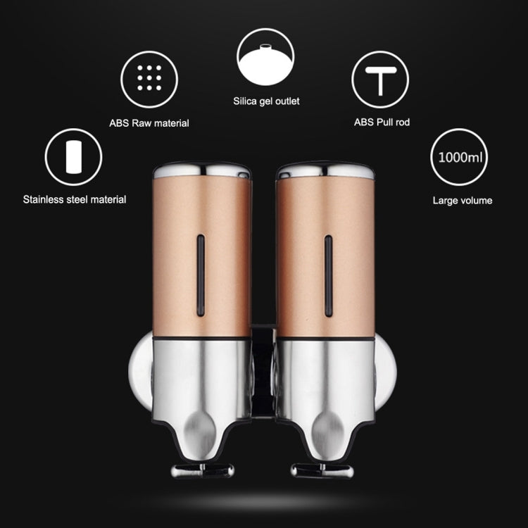 Hotel Shower Manual Dispenser Wall Mounted Washing Liquid Shampoo Soap Bottle, Capacity: 500ml, 500ml/Clear White