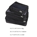 3 PCS / Sets Multi-function Football Texture 210D Polyester Waterproof Travel Clothes Underwear Storage Bag