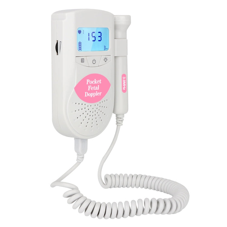 JPD-100S6 I LCD Ultrasonic Scanning Pregnant Women Fetal Stethoscope Monitoring Monitor / Fetus-voice Meter, Complies with IEC60601-1:2006, JPD-100S6  (Blue), JPD-100S6 (Pink)