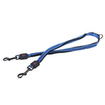 Pet Telescopic Buffer Double Traction Rope Nylon Reflective Braided Rope, Small, Length: 70cm, Random Color Delivery , Double Traction 70cm