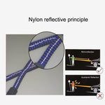 Pet Telescopic Buffer Double Traction Rope Nylon Reflective Braided Rope, Small, Length: 70cm, Random Color Delivery , Double Traction 70cm