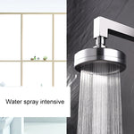 Removable and Washable 304 Stainless Steel Round Pressurized Handheld Shower Head, Size: 80mm, Pattern K