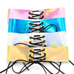 European and American Simple Sexy Bound Collar Fashion Laser Skin Glowing Necklace, Random Color Delivery, QCSF