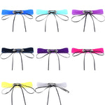 2 PCS European and American Fashion Street-snap Collar Hollow Alloy Velvet Choker Necklace, Random Color Delivery, TERQ02