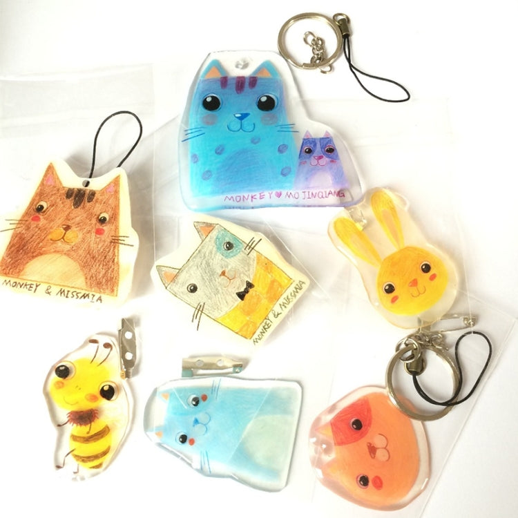 50 PCS Translucent Rough Grinding Heat Shrink Film DIY Heat Shrink Film, DIY Heat Shrink Film (Rough Grinding)