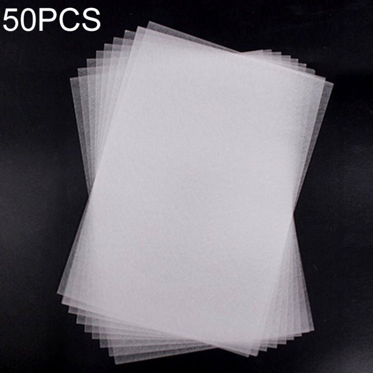 50 PCS Translucent Fine Grinding Heat Shrink Film DIY Heat Shrink Film, DIY Heat Shrink Film (Fine Grinding)