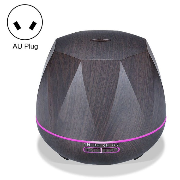 Peach Shape Wood Grain Remote Control Ultrasonic Humidifier Aromatherapy Machine Automatic Alcohol Sprayer with LED Lights, Capacity: 400mL, AU Plug (Light Wood Color), Diamond Dark Wood Color, Diamond Light Wood Color, Peach Shape Dark Wood Color     ...
