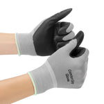 Comfortable Non-slip Wear-resistant Nitrile Rubber Electrician Working Gloves, Size: L, L