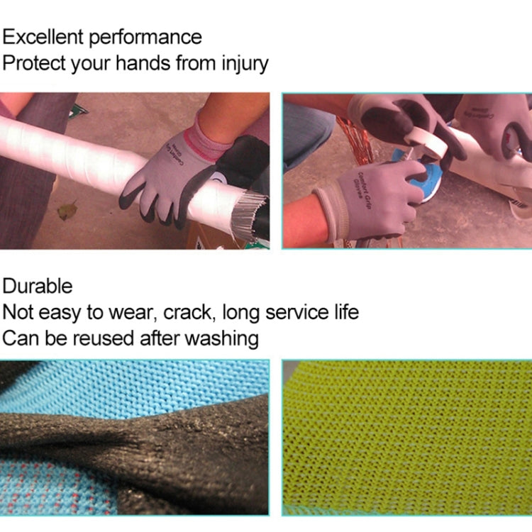 Comfortable Non-slip Wear-resistant Nitrile Rubber Electrician Working Gloves, Size: L, L