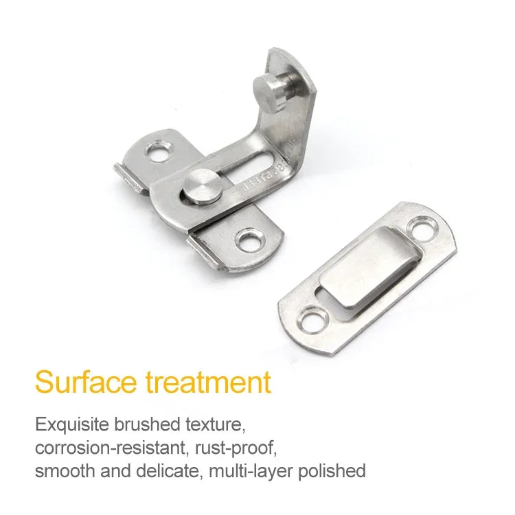 2 PCS Security Door Stainless Steel 90 Degree Right Angle Door Buckle Corner Insert, Door Buckle Corner Insert