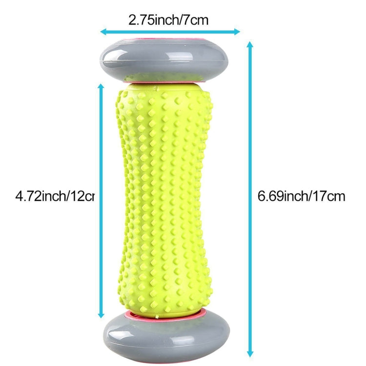 Yoga Health Care Wheel Neck Lumbar Leg Hand Foot Massage Wheel, Random Color Delivery, Length: 17cm