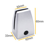 2 PCS Space Aluminum Alloy Desk Screen Clamps Screen Baffle